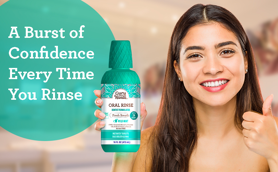 GuruNanda Oral Rinse Dentist Formulated, Alcoholfree