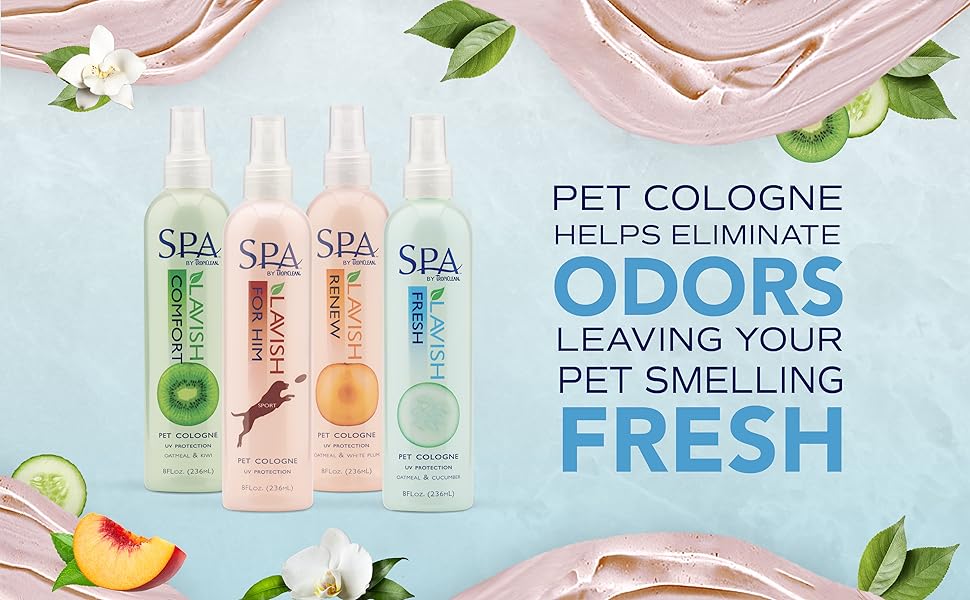 Pet Colognes TropiClean SPA For Him Male Dog Cologne