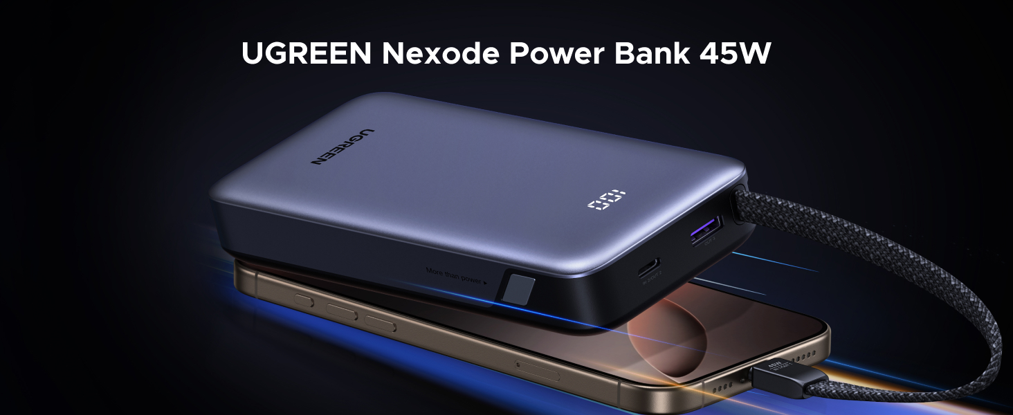 UGREEN 45W 3 Ports Power Bank 20000mAh