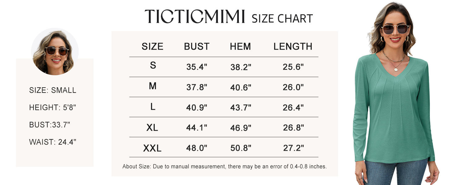 Women's V Neck Long Sleeve Henley Shirts