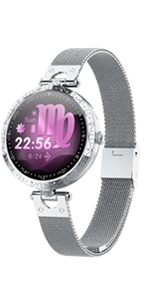 Smart Watch for Women, Fitness Tracker with Blood Pressure Heart Rate Waterproof.