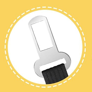 Ilustración sencilla que muestra tres marcos circulares con contornos discontinuos sobre fondo amarillo, que muestran un proceso secuencial o pasos de instalación.