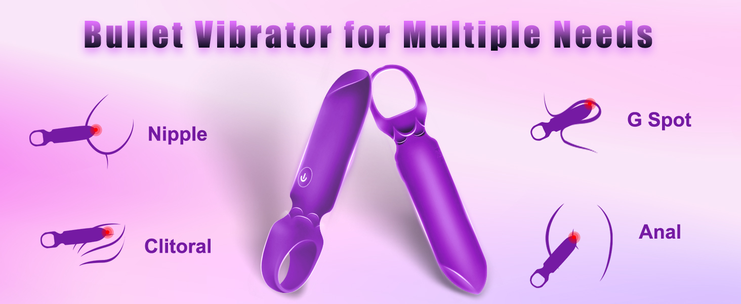The vibrator clit can be used for g spot, nipple, clit stimulation.