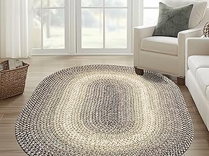 braided rug for living room