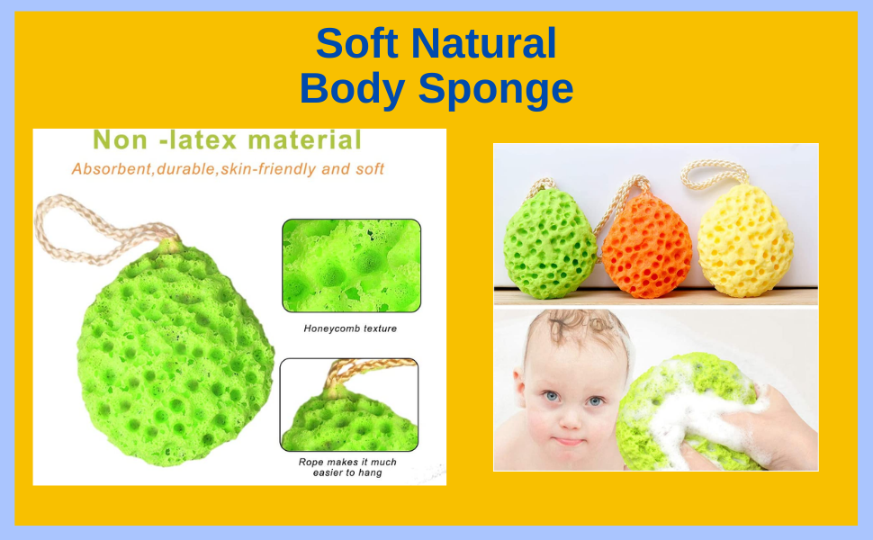 soft natural body sponge