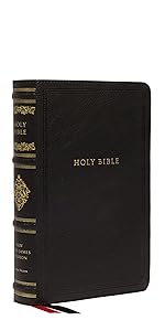 NKJV Personal Size Reference Bible Sovereign Collection Black Leathersoft