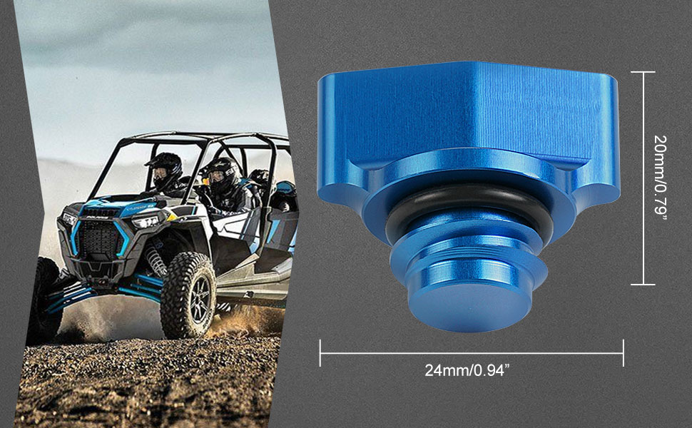 NICECNC Clutch Cover Drain Plug Compatible with Polaris RZR XP 1000