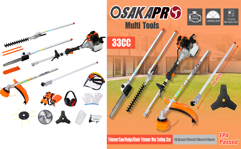 10 in 1 MultiFunctional Trimming Tool with Rotatable Gas