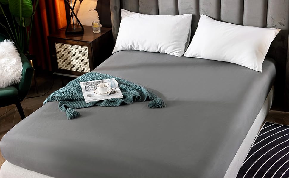 Qollection Fitted Sheet Quilt Comforter Cover 600TC Premium Quality