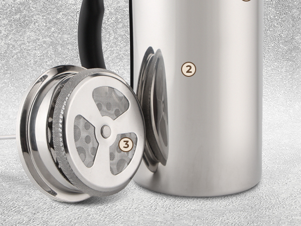 Amazon.com: Kaffe Stainless Steel French Press Coffee Maker