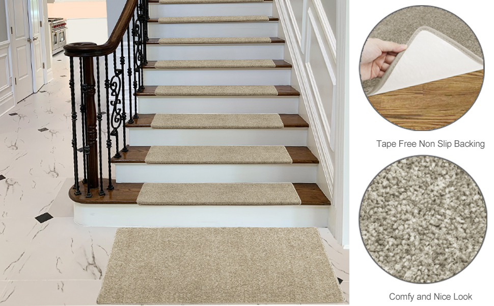 Cream Grey Landing Mat 