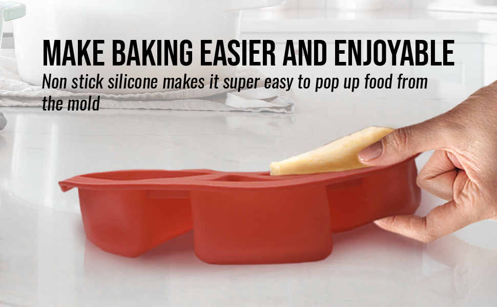 Kitchen Discovery Silicone Scone and Cake Slice Mould