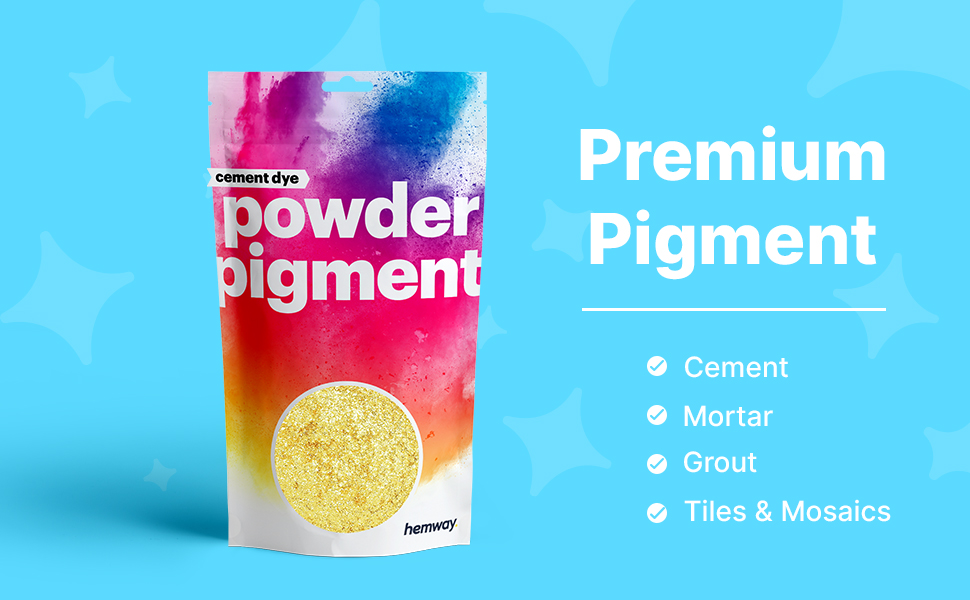 Hemway Cement Dye Powder Pigment Concrete Color Render Mortar Pointing Powdered Brick Toner