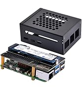 GeeekPi Metal Case with N04 PCIe M.2 Key-M NVMe SSD PCIe Peripheral Board for Raspberry Pi 5