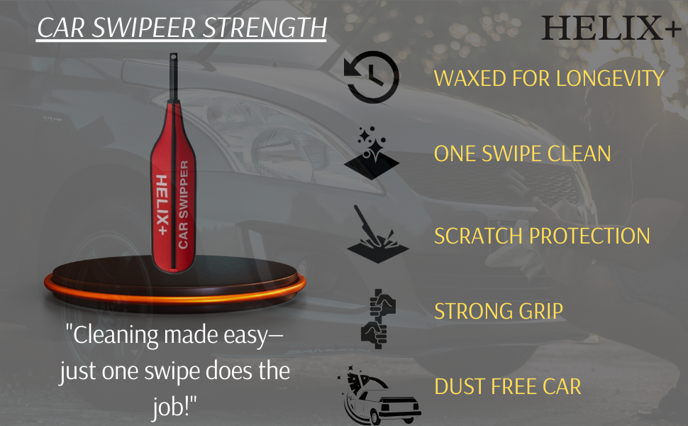wax coated duster for car