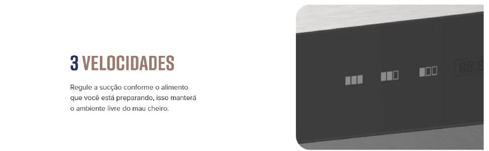 Coifa de Ilha Oster Inox Touch Control, 90cm