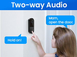 SHARKPOP 1080p Smart Wireless Video Doorbell Camera, Chime Ringer Included, AI Human Detection, 2-Way Audio, Live View, 2.4G WiFi, Night Vision, Cloud Storage, Battery Powered. 23 T50