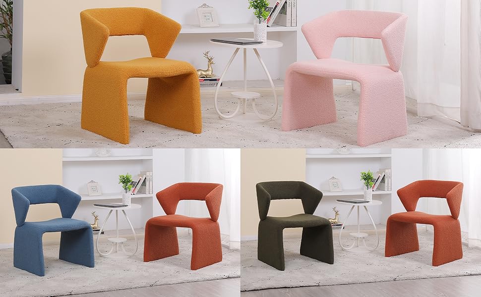 accent sherpa living room chairs mid century comfy cozy comfortable side chair adults