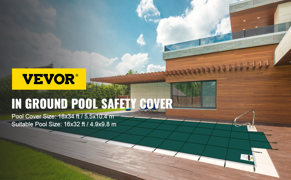 safety cover for inground pool 16 x 32