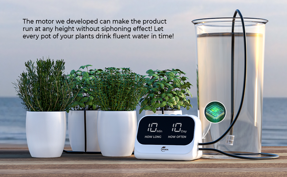 Automatic Watering System for Potted Plants, Plant Waterer with Smart