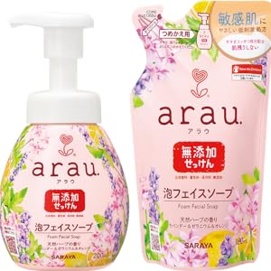 Amazon | arau アラウ arau.(アラウ) 泡フェイスソープ 液体