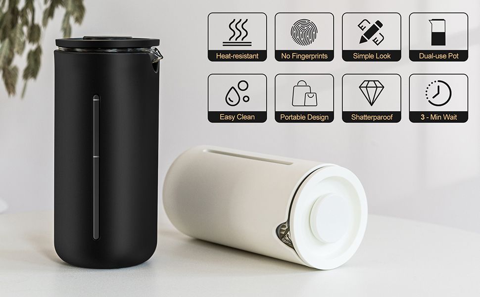 espro small French press coffee maker travel camping