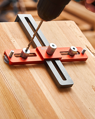 AUXTUR Cabinet Hardware Jig, Adjustable Cabinet Handle Template Tool ...