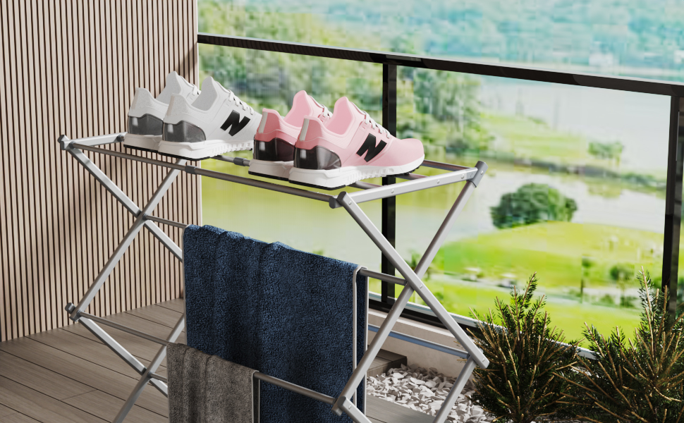 Foldable Clothes Drying Rack