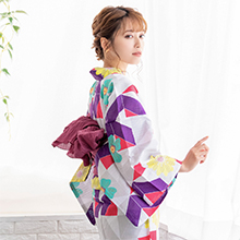 KYOETSU 変わり織浴衣6点セットEG Amazon | [KYOETSU] [キョウエツ] 浴衣セット レトロ 変わり織 6