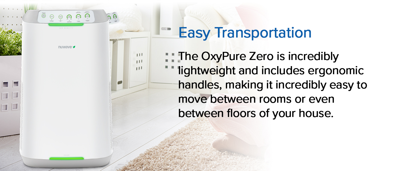 Nuwave OxyPure ZERO E500 Smart Air Purifier, ZERO Waste