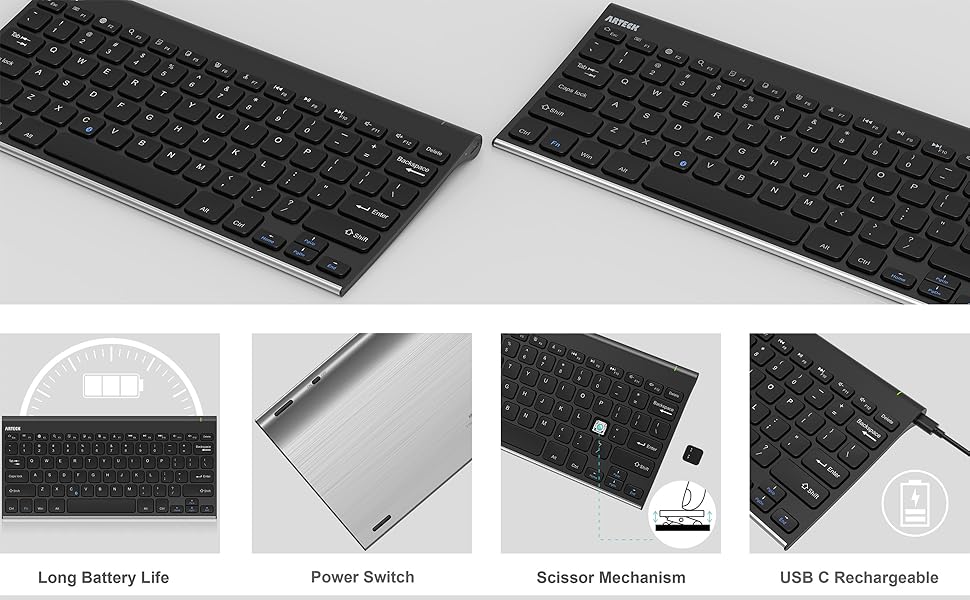 Compact Bluetooth Keyboard 4