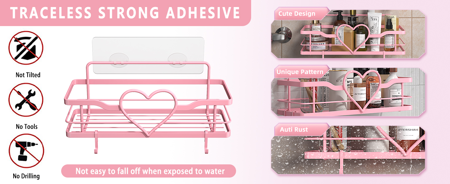 Sweet Heart Shower Caddy