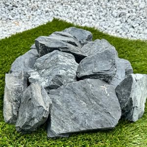 Amazon.co.jp: ロックガーデン 割栗石【オフホワイト 90～200mm、20kg