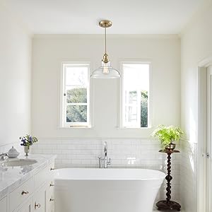 bathroom hanging light fixture