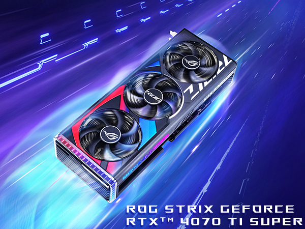 グラフィックボード・グラボ・ビデオカード ROG Strix RTX 4070 Ti Super OC 16GB Amazon | ASUS ROG Strix GeForce RTX 4070 Ti SUPER 搭載 16GB