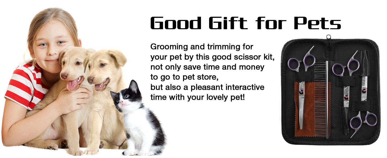 pet trimmers for dogs dog groomer dog thinning shears for grooming dog grooming kit for small dogs