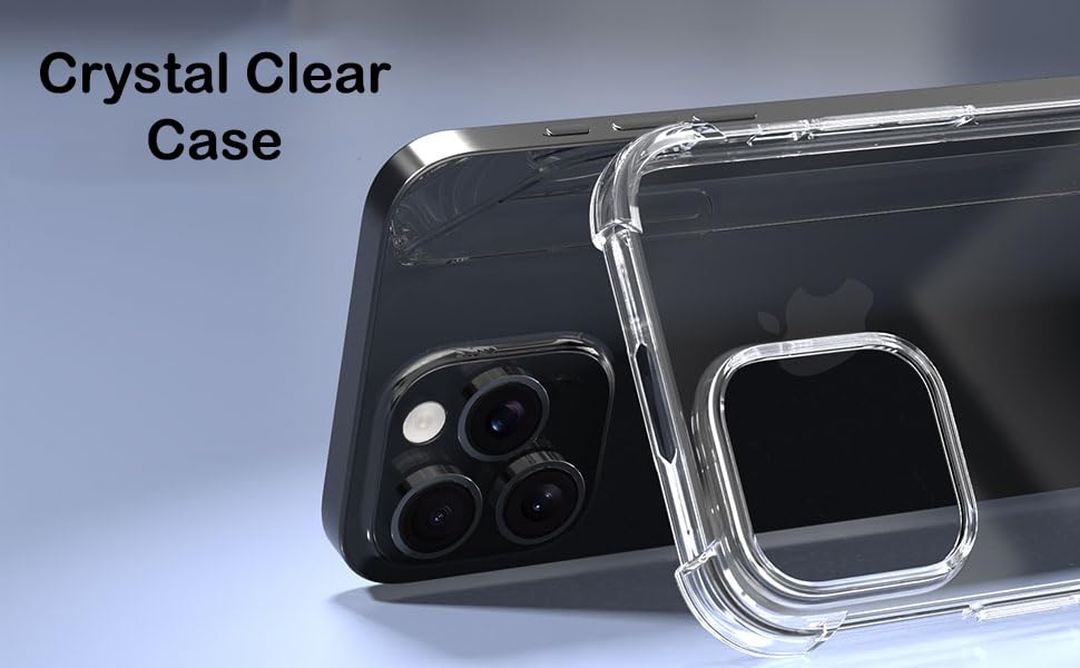 KP TECHNOLOGY Case For iPhone 16 Pro Max, iPhone 16 Pro Max Case With Reinforced Corners, Drop Protection Soft TPU Bumper Phone Case for iPhone 16 Pro Max (Clear) 7 a