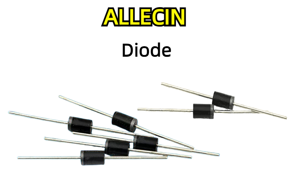 ALLECIN 150Pcs FR107 Fast Recovery Rectifier Diode 1A 1000V 107 Axial