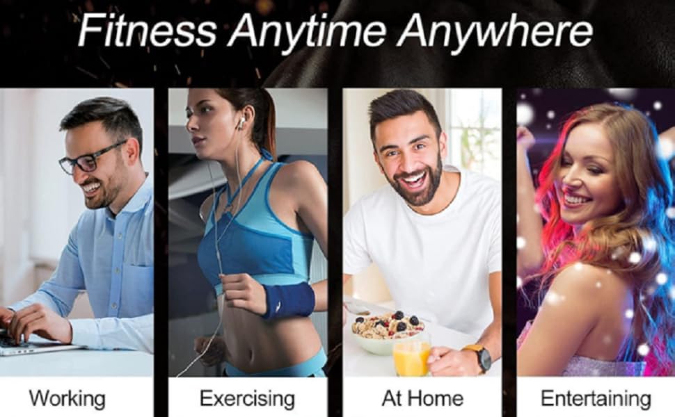 Jenylu Abs Trainer Muscle Stimulator, Abs Toning Belt,EMS Muscle