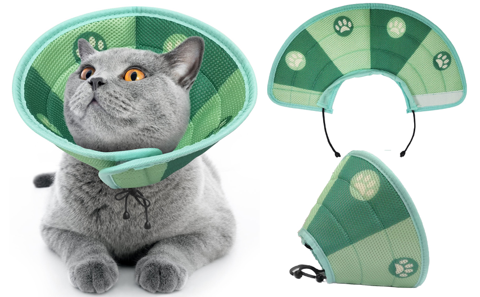 Dolahovy Cat Cone Collar, Soft Cat Recovery Collar Lightweight
