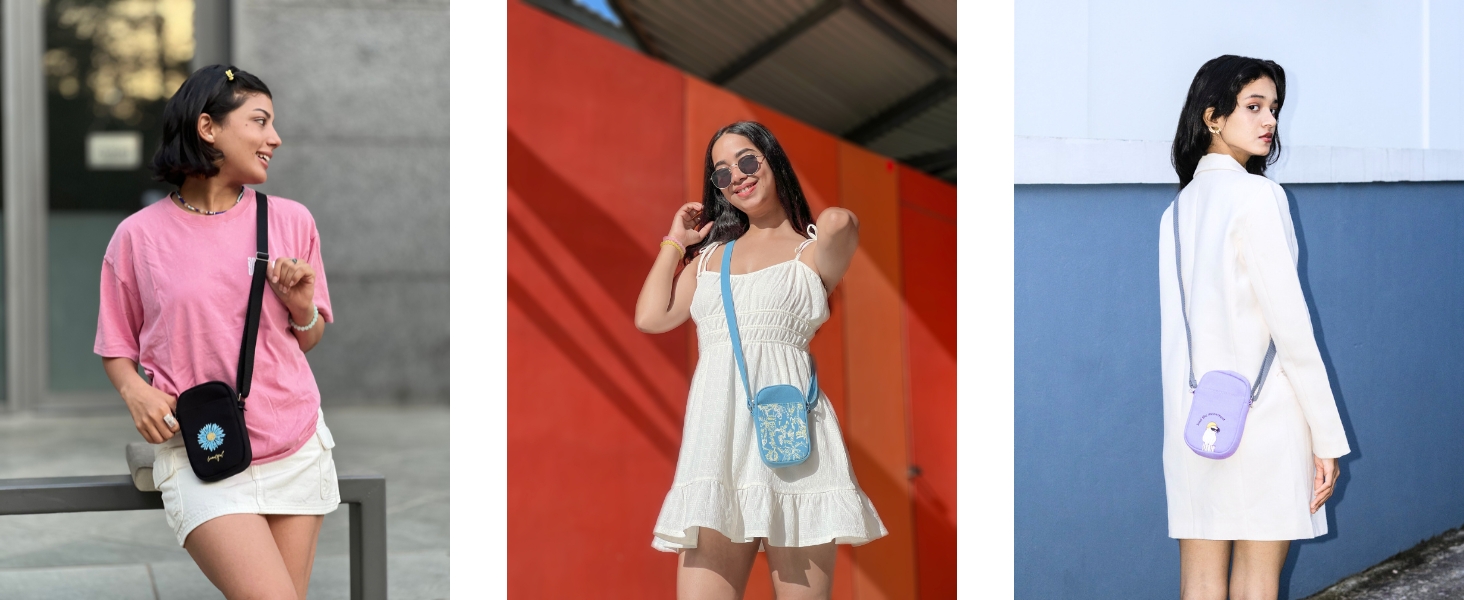 A collage of 3 girls