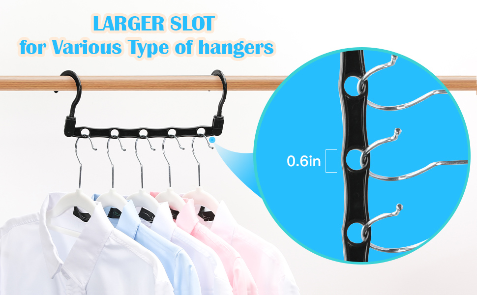 20 Pcs Sturdy Hanger Organizer, Space Saving, Magic Smart