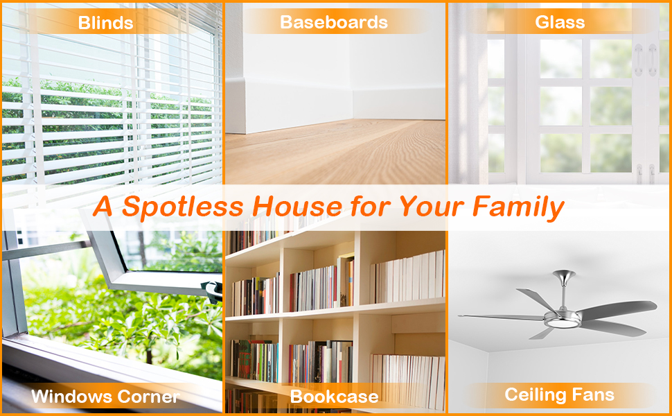 Damp Duster, 4Pack Magical Dust Cleaning Sponge with