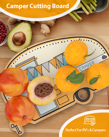 Camping Cutting Board Bamboo Wood