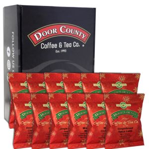 Gourmet Holiday Flavored Coffee, Door County Coffee, 12 Full-Pot Bags, Holiday Coffee Gift Set
