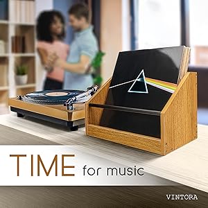 Amazon.com: VINTORA Wooden Vinyl Record Holder