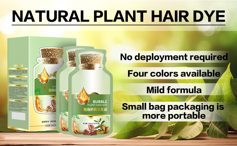 Natural Plant Hair Dye, 2024 New Natural Plant Hair Dye