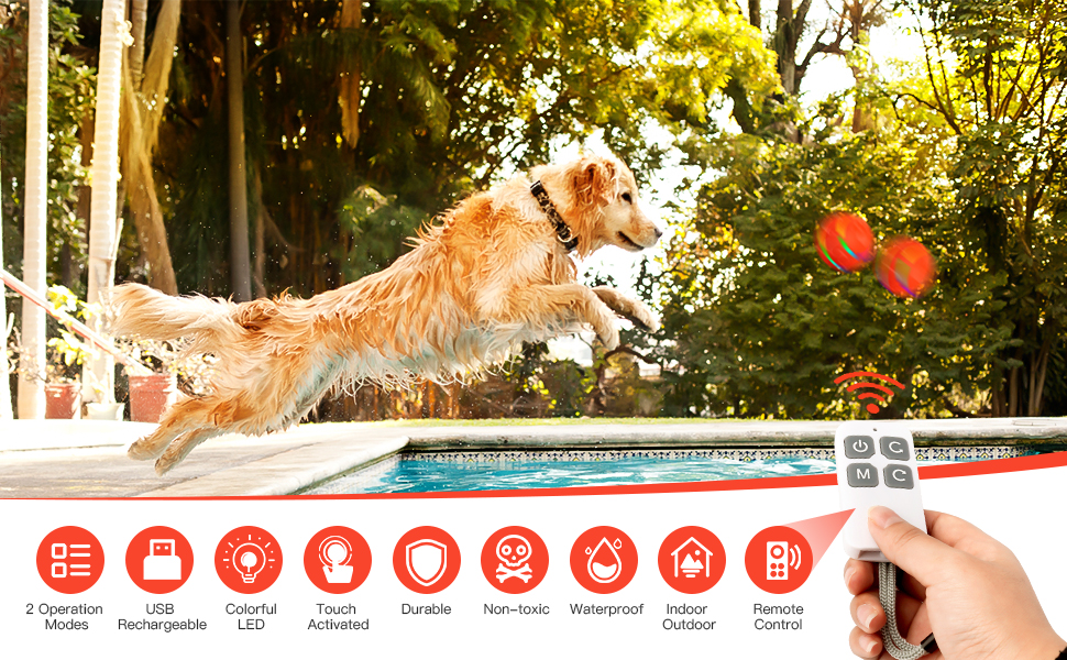 Pet Supplies LEOP Interactive Dog Toys Remote Control Ball, Automatic