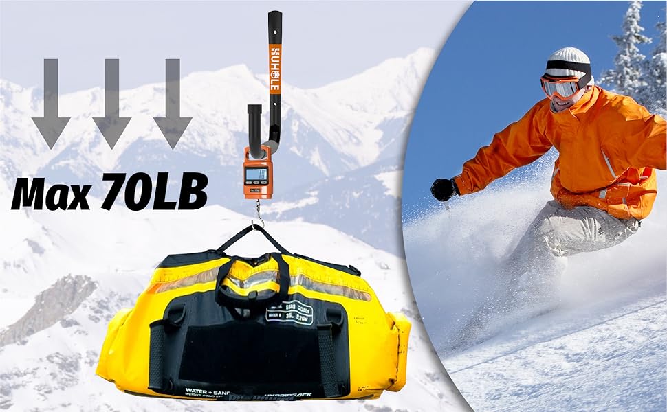 HUHOLE Heavy Duty Garage Storage Hook, Wall Mount Ladder Hooks with 9.8