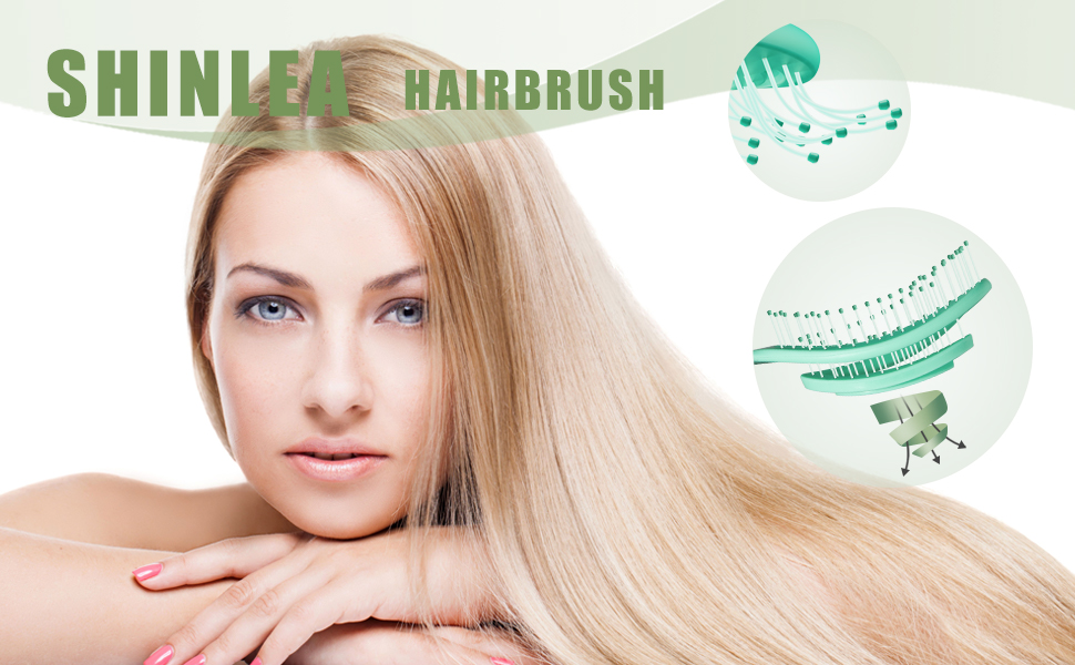 SHINLEA Hair Brush, Detangle Anti Tangle Brush, Spiral